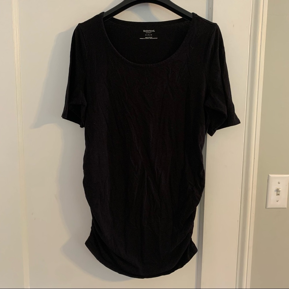 BodyCon Motherhood Maternity Short-Sleeve Top